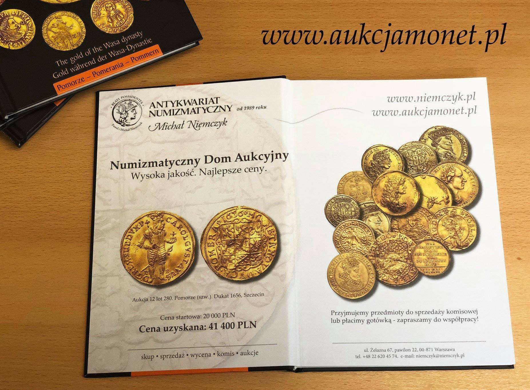 J. Dutkowski - Złoto czasów dynastii Wazów TOM 4  Pomorze - NOWOŚĆ 2018!
